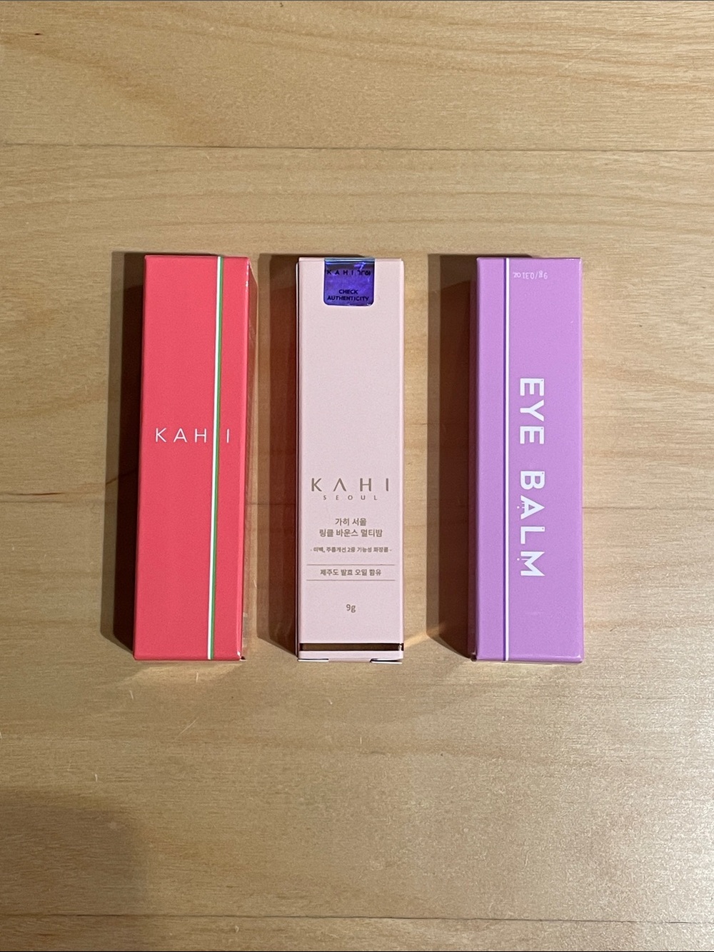 KAHI Wrinkle Bounce Multi Balm + Eye Balm Bundle Set 3pcs K-Beauty
